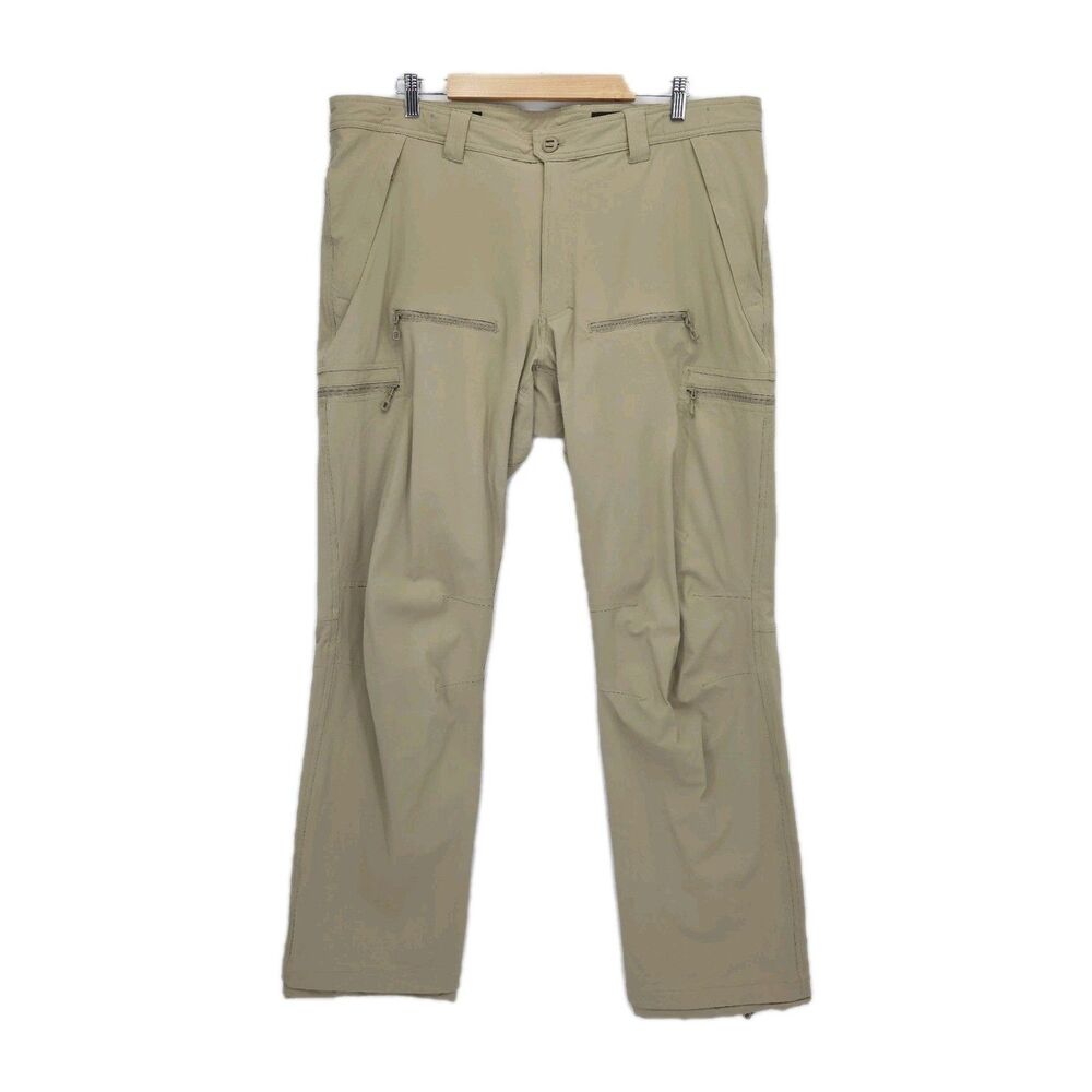 Beyond Clothing Mens L5 Testa Softshell Tactical Pants Tan Size XL Long
